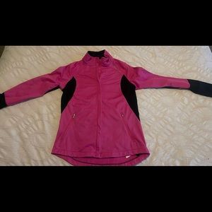 Pearl Izumi L Pink Fleece lined Jacket